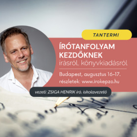 Augusztusban is: írótanfolyam